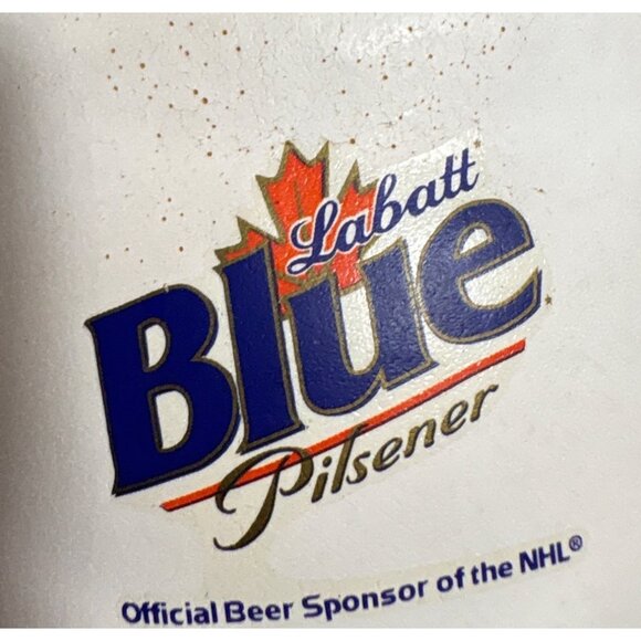 Edmonton Oilers Hockey Jersey Foam Beer Can Pop Koozi Cooler Mug SportFx Labatts - Picture 7 of 8